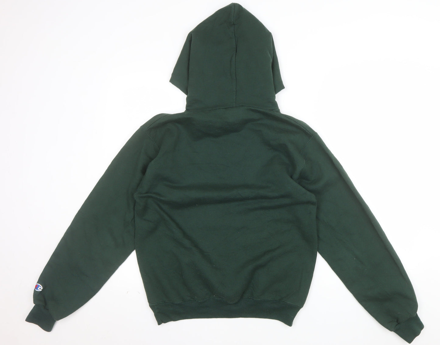 Champion Men's Green Pullover Hoodie S University of Baltimore Logo