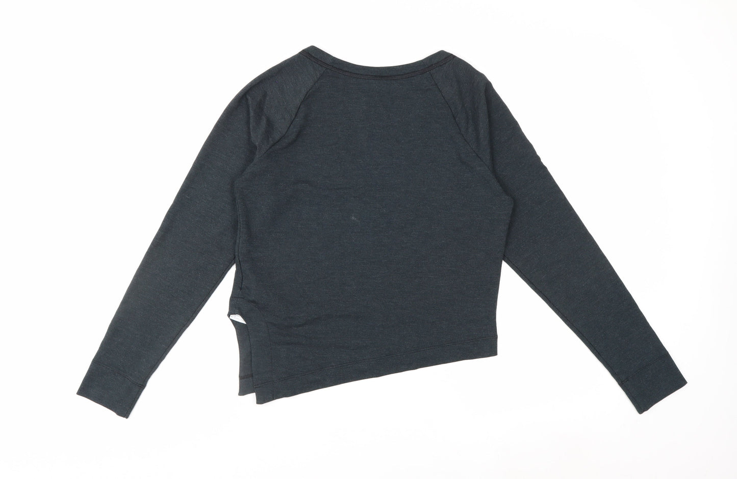 Nike Womens Black XS Dri-Fit Cropped Long Sleeve Sports Top