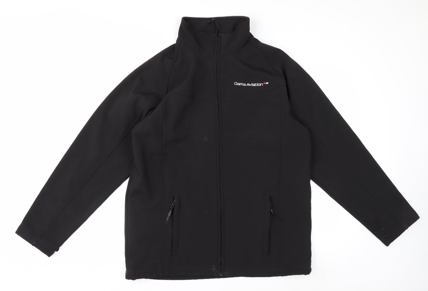 Regatta Men’s Black Softshell Jacket L Water Resistant Outdoor Coat