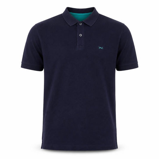 Brax Men's Blue Hi-Flex Cotton Polo Shirt Size M