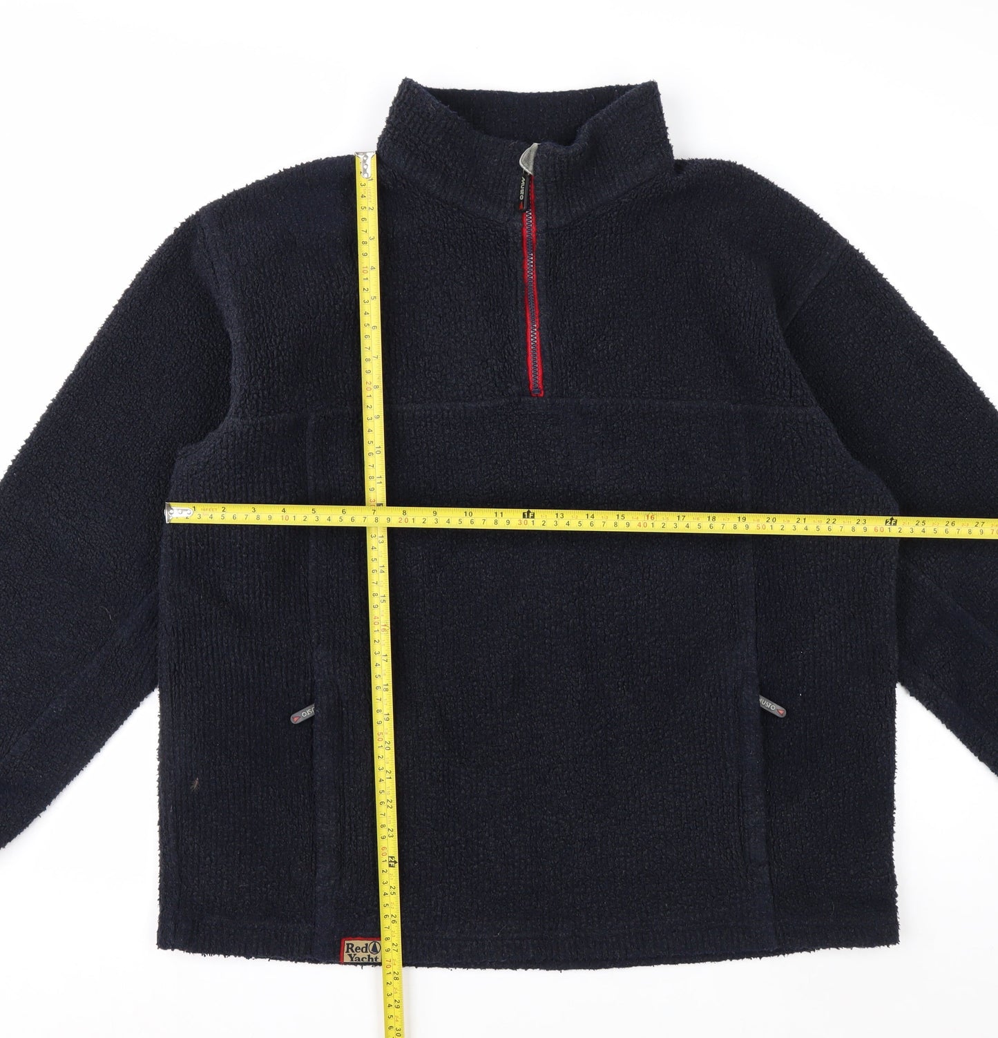 Red Yacht Men's Blue Fleece 1/4 Zip Pullover Sweatshirt XL