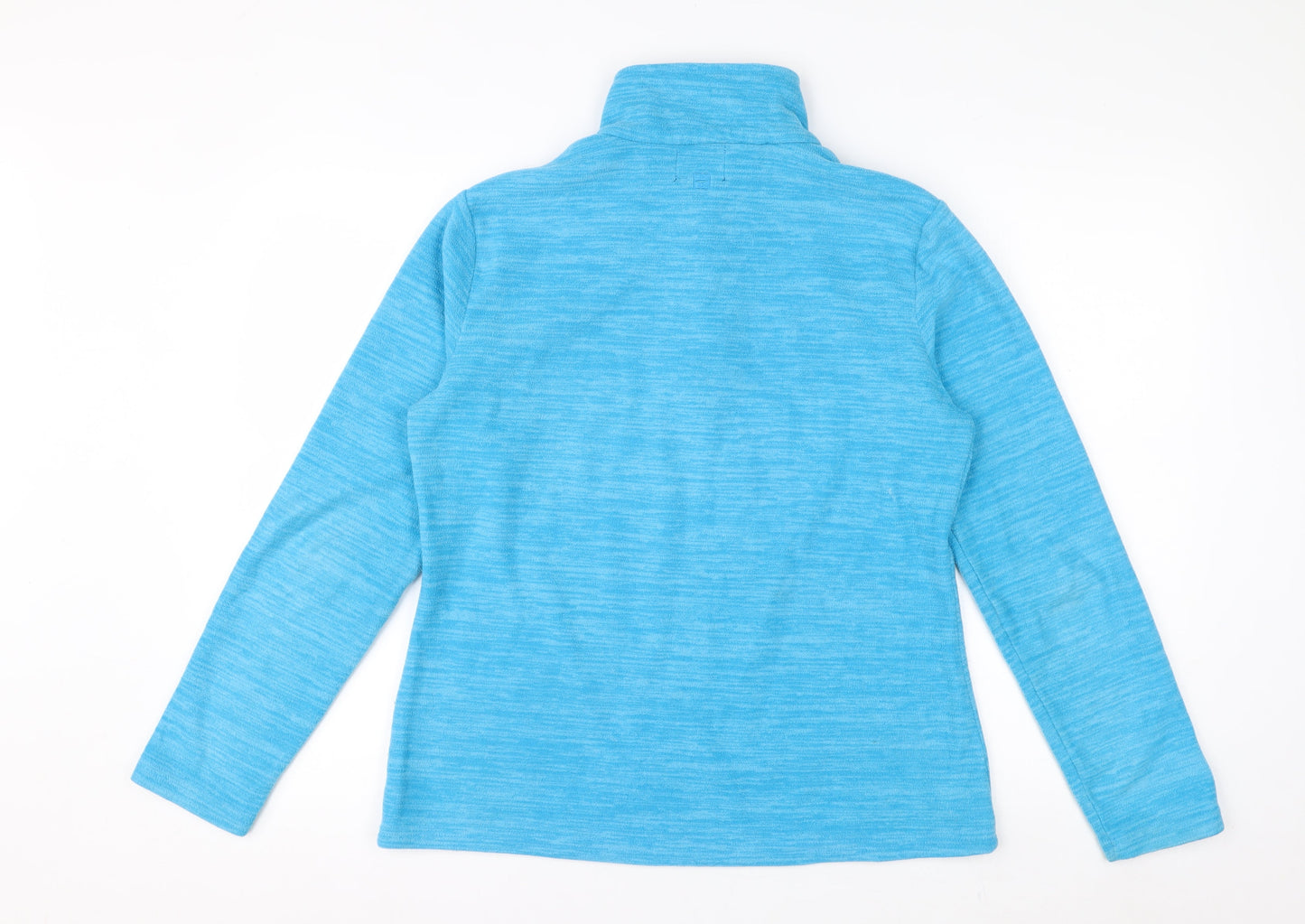 Mountain Warehouse Women's Blue 1/2 Zip Fleece Pullover UK 12