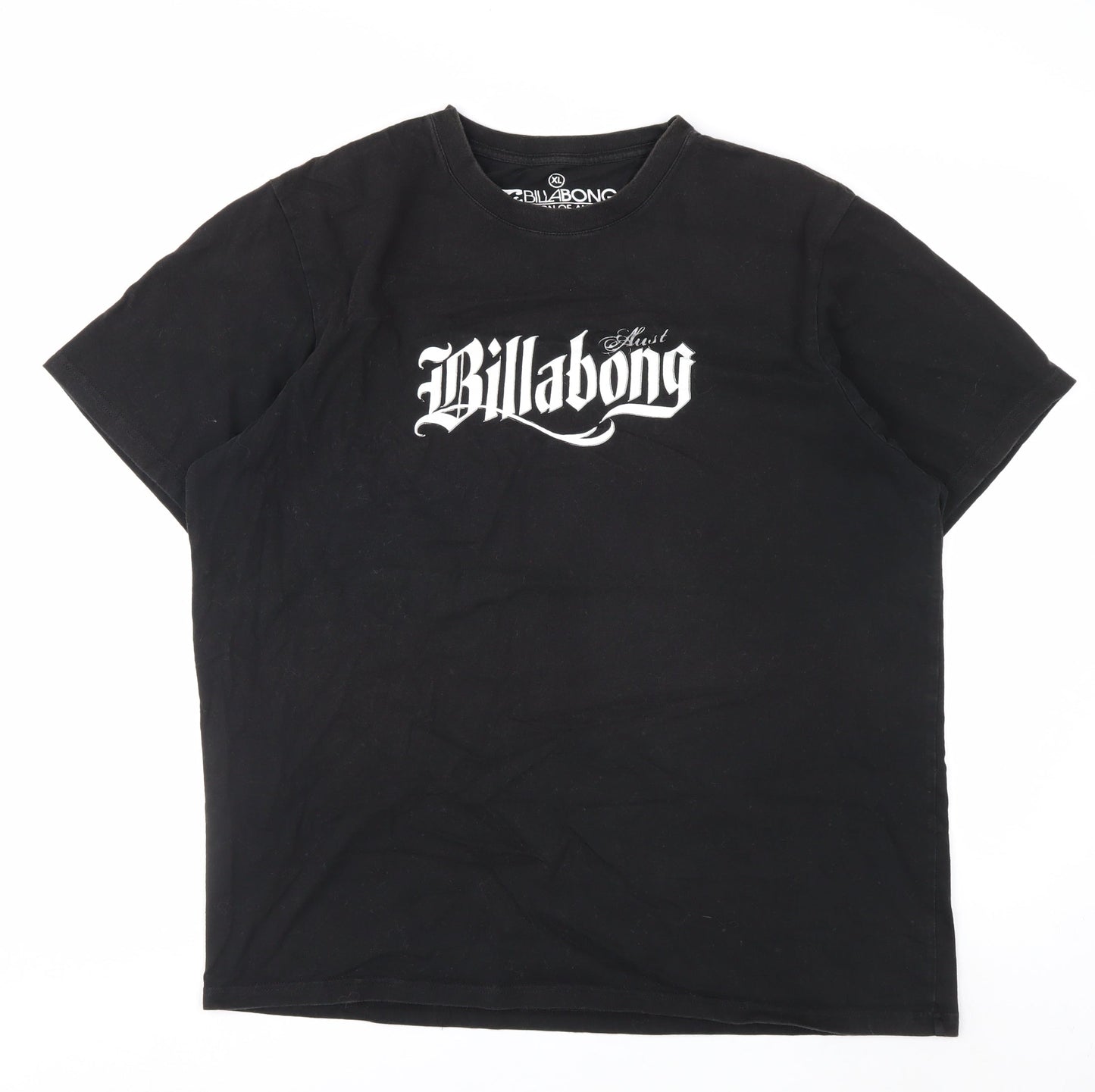 Billabong Men's Black XL Surf Logo Graphic Cotton T-Shirt