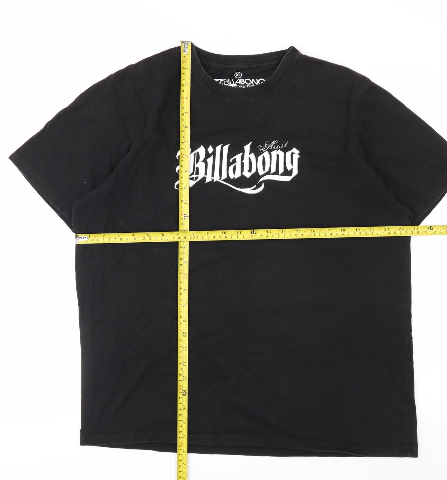 Billabong Men's Black XL Surf Logo Graphic Cotton T-Shirt
