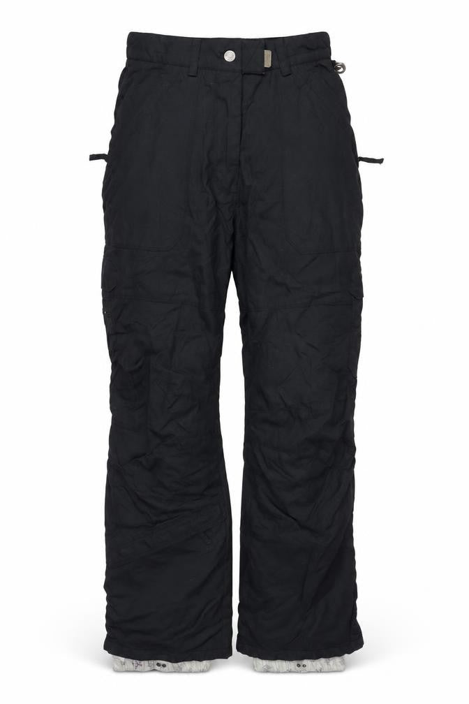 Powder Room Women's Black M Snow Pants Waterproof Insulated Winter Trousers