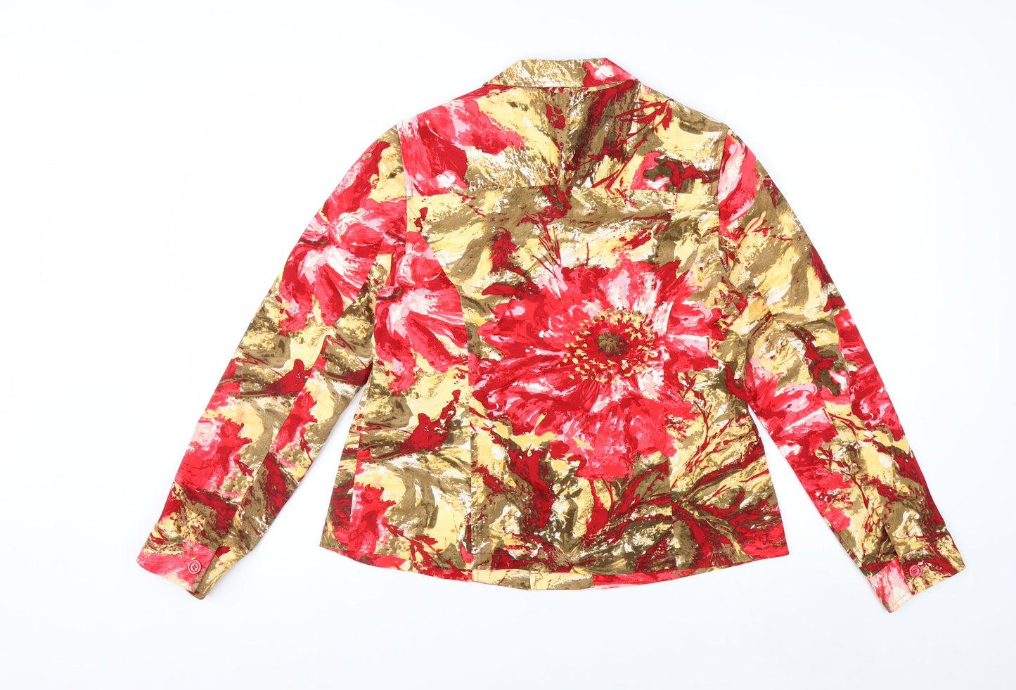 Christopher & Banks Women's Multicoloured Floral Cotton Stretch Jacket M