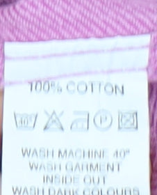 Oxford Shirt Co. Women's Pink Cotton Button-Up Shirt Size 18 Long Sleeve