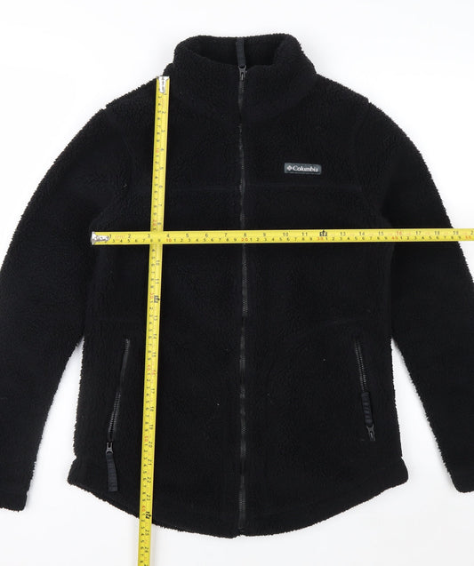 Columbia Womens Black Fleece Full Zip Jacket XS