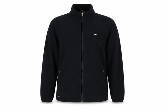Nike Men's Black L Polyester Fleece Full Zip Jacket