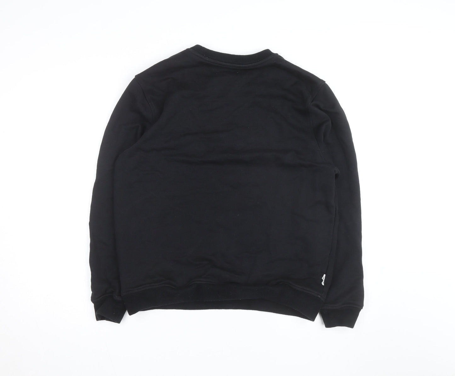 Parlez Men's Black Medium Crew Neck Pullover Sweatshirt