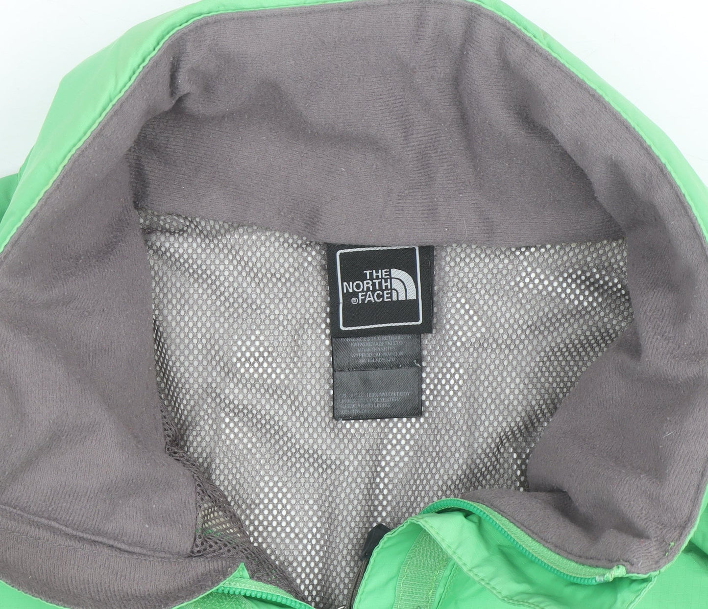 The North Face Womens Green Waterproof Rain Jacket Size L