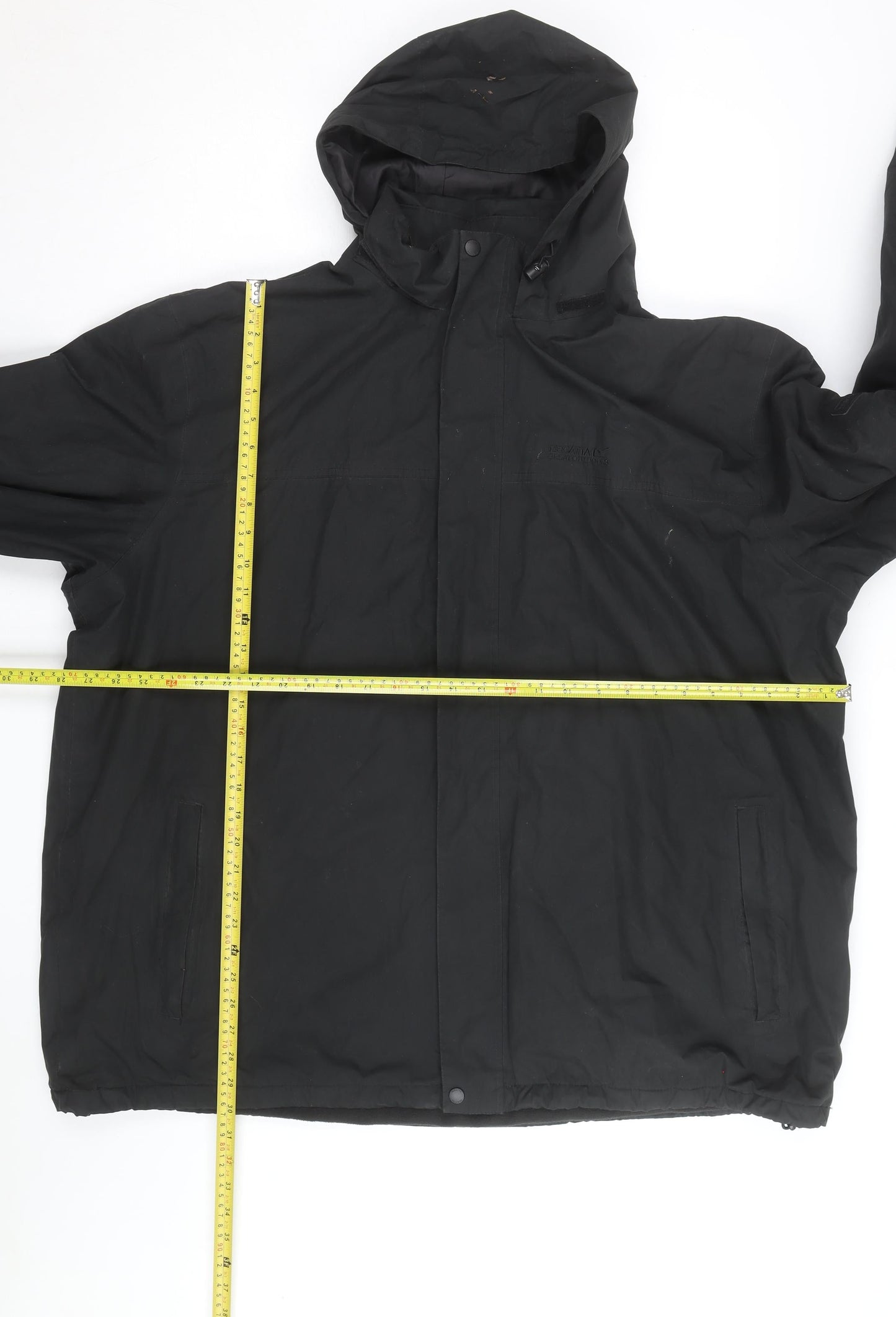 Regatta Men's Black 3XL Hooded Waterproof Parka Jacket