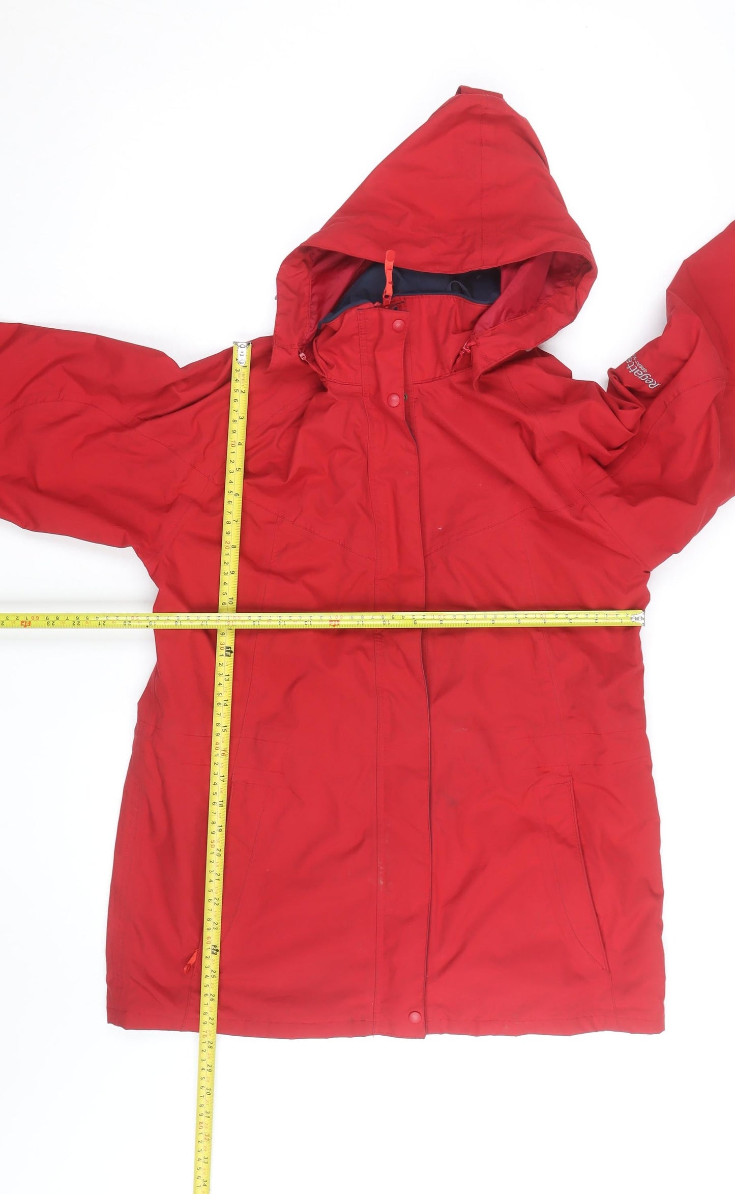 Regatta Women’s Red Waterproof Hooded Parka Jacket Size 12