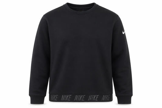 Nike Men's Black Dri-FIT Crew Neck Pullover Sweatshirt L Athletic