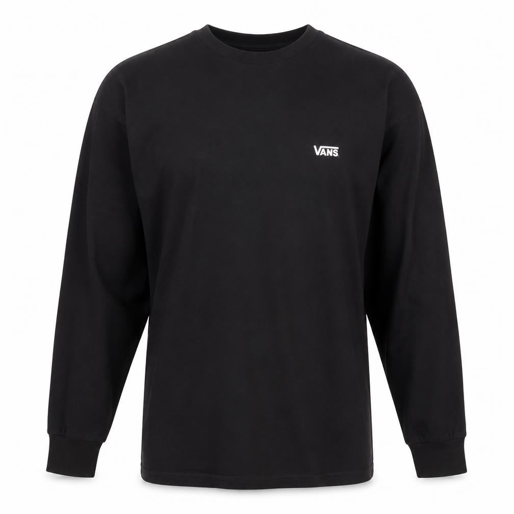 Vans Men’s Black Classic Fit Long Sleeve Cotton Top M