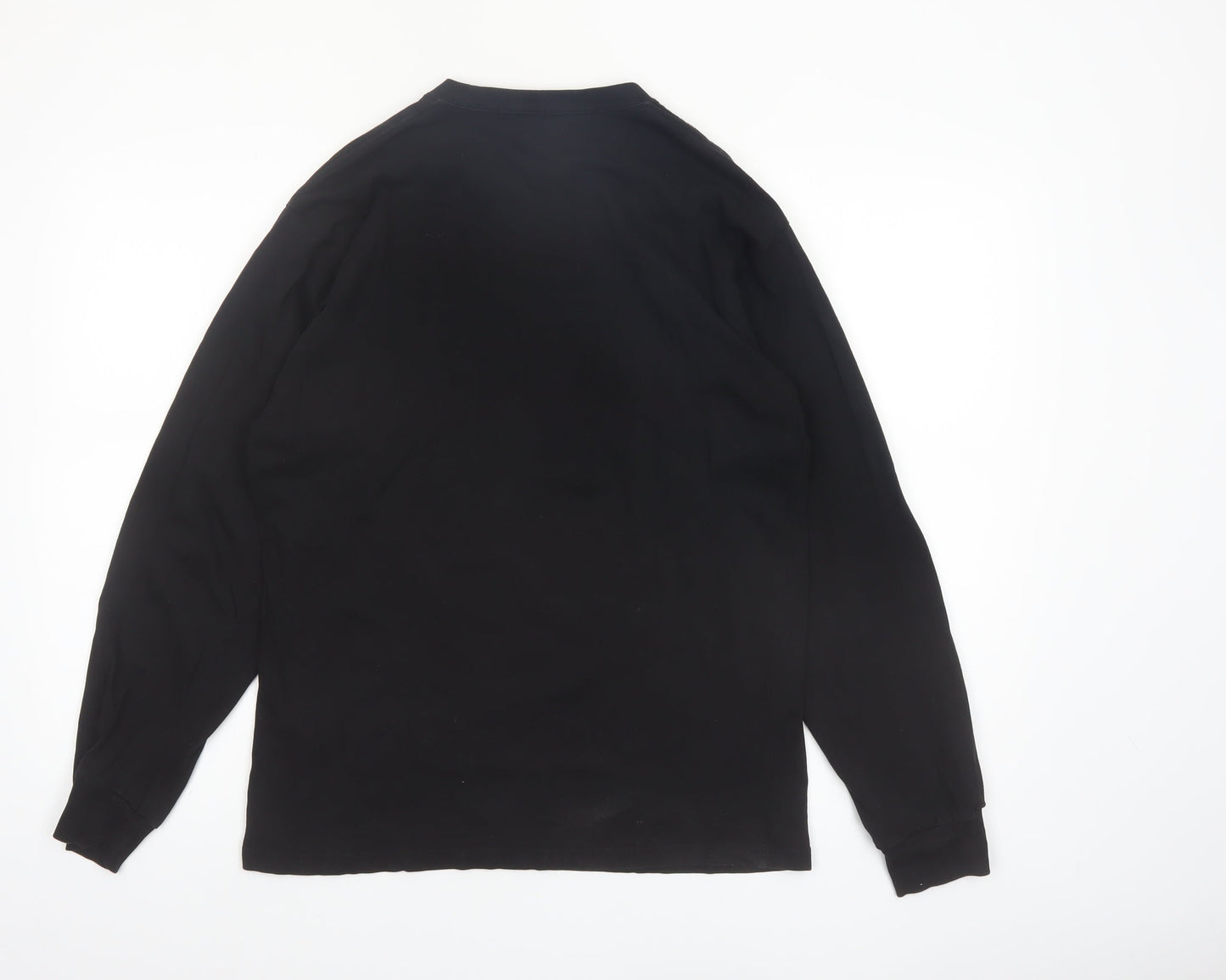 Vans Men’s Black Classic Fit Long Sleeve Cotton Top M