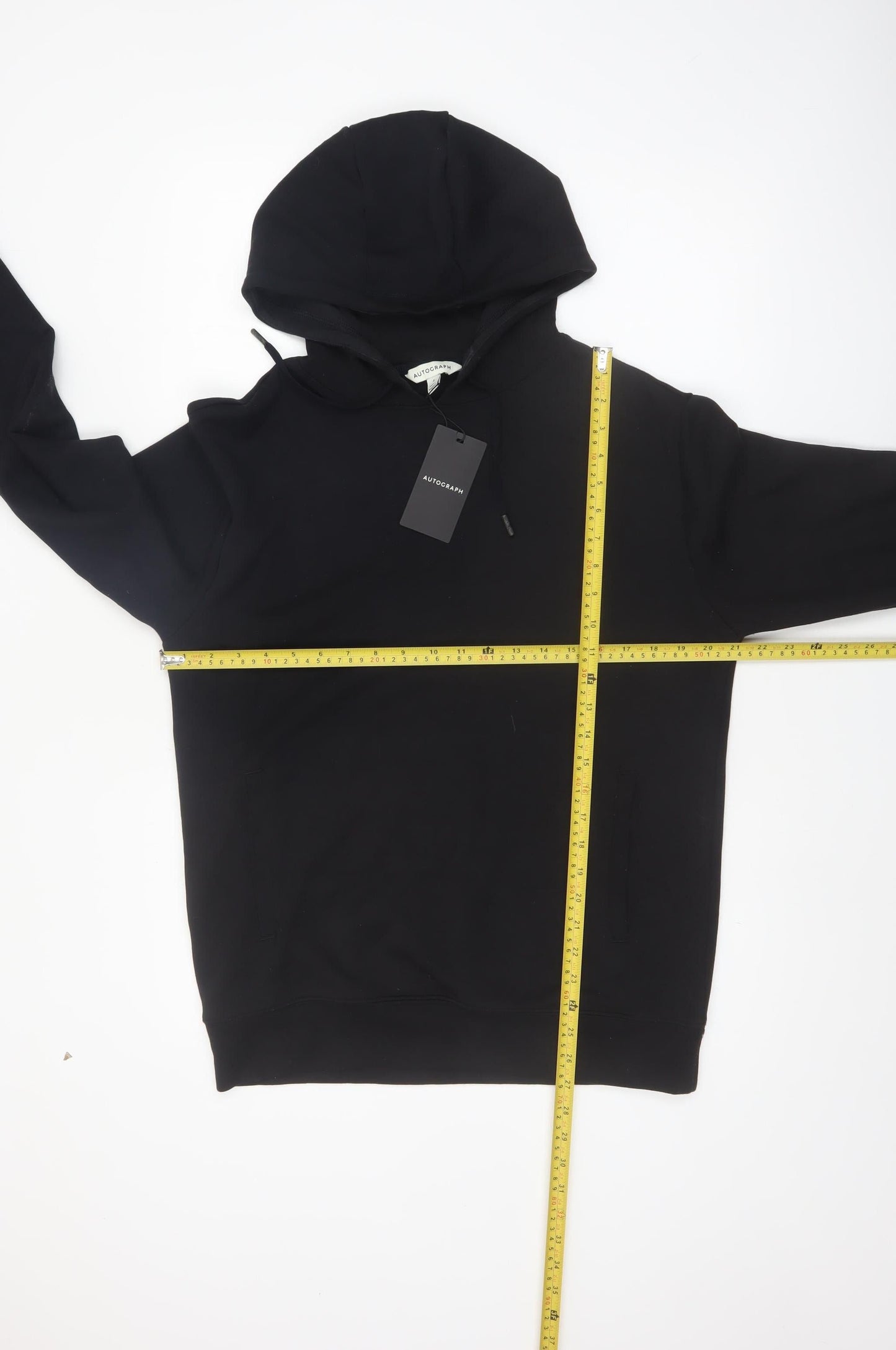 Marks and Spencer Autograph Men's Black Pullover Hoodie Size S