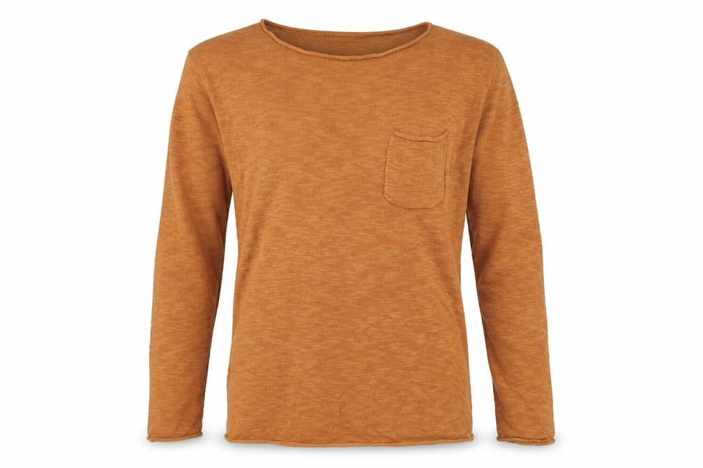 Pull&Bear Men's Brown Cotton Crew Neck Jumper Size M