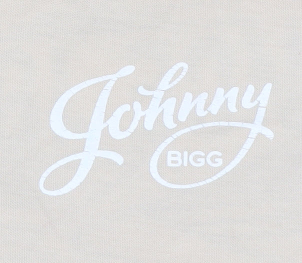 Johnny Bigg Men's Beige 4XL Graphic Cotton T-Shirt Escape the Ordinary