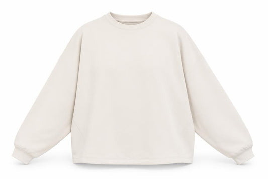Nike Women Beige Dri-FIT Pullover Sweatshirt M Relaxed Fit