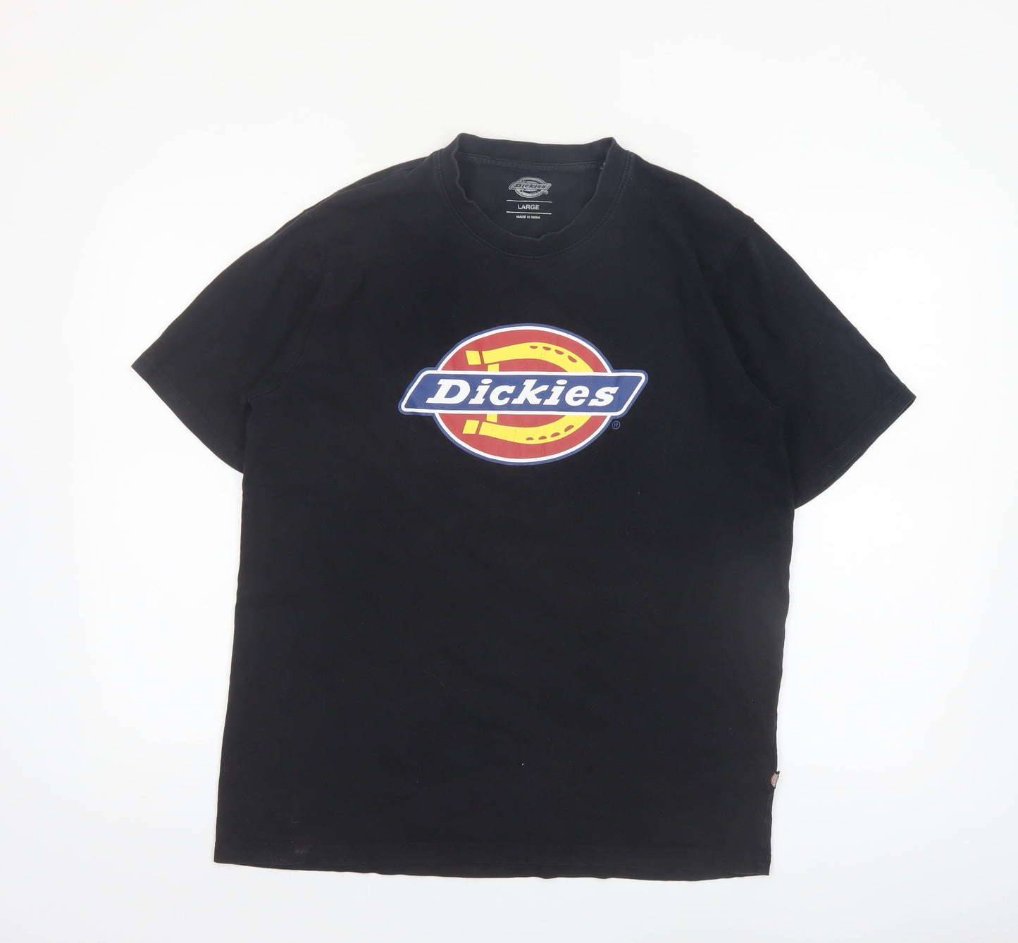 Dickies Men's Black Logo Graphic T-Shirt Size L