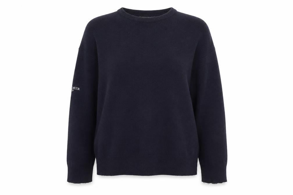 Glenmuir Women Black XL Lambswool Crew Neck Pullover Jumper