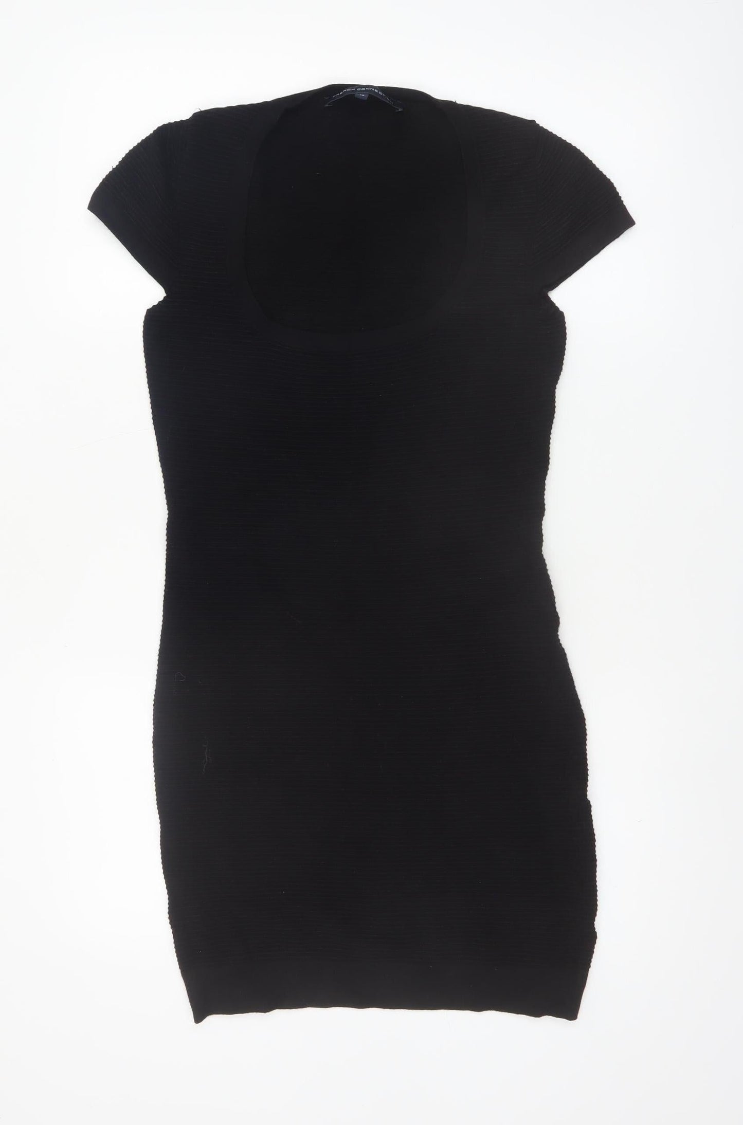 French Connection Women's Black Size 12 Bodycon Knit Dress