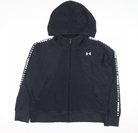 Under Armour Men's Black XL Full Zip Hoodie Sweatshirt