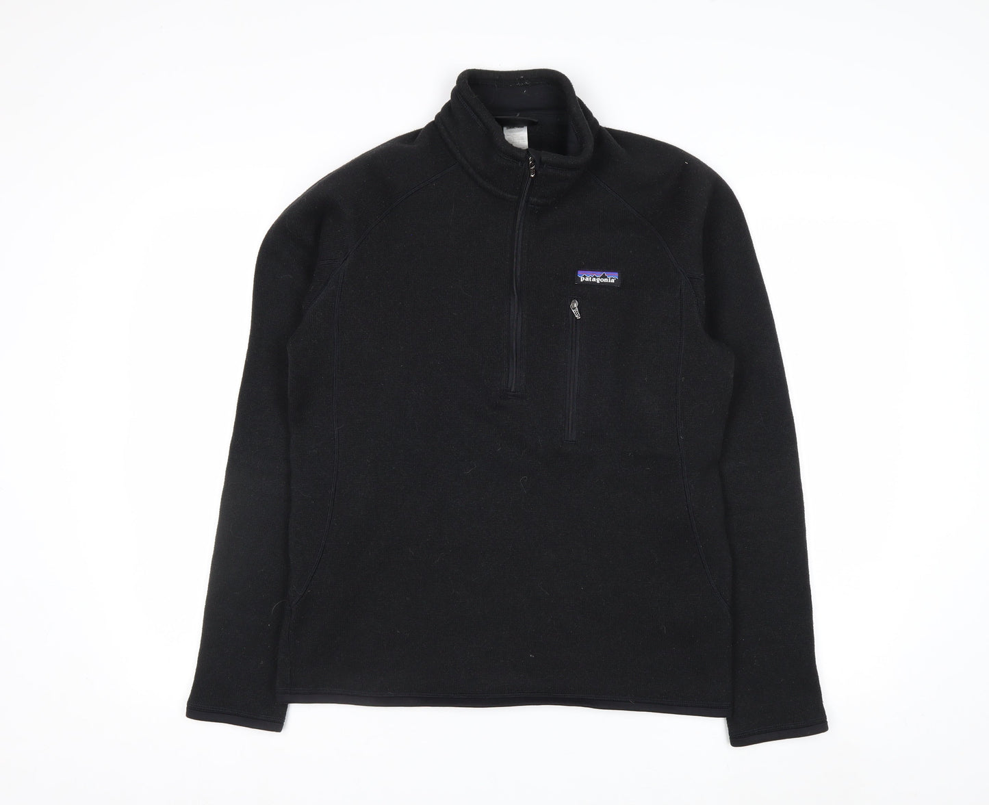 Patagonia Men's Black Fleece 1/2 Zip Pullover Sweatshirt Size M