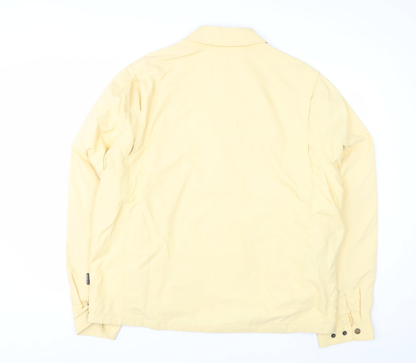 London Fog Men's Beige XL Nylon Basic Jacket Lined Zip Casual Spring Coat