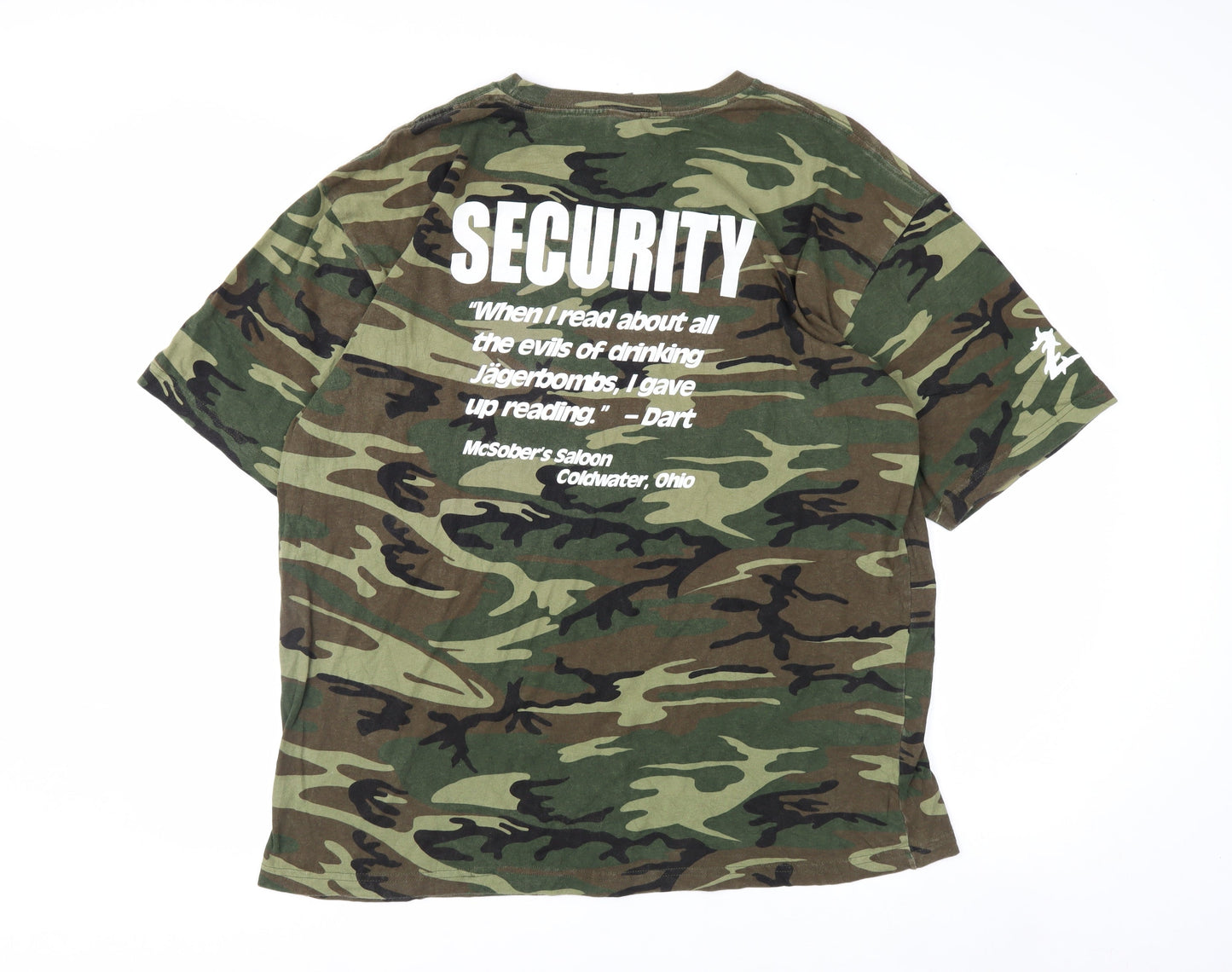 Code V Men's Camouflage DARTFEST VI Graphic T-Shirt Size 2XL