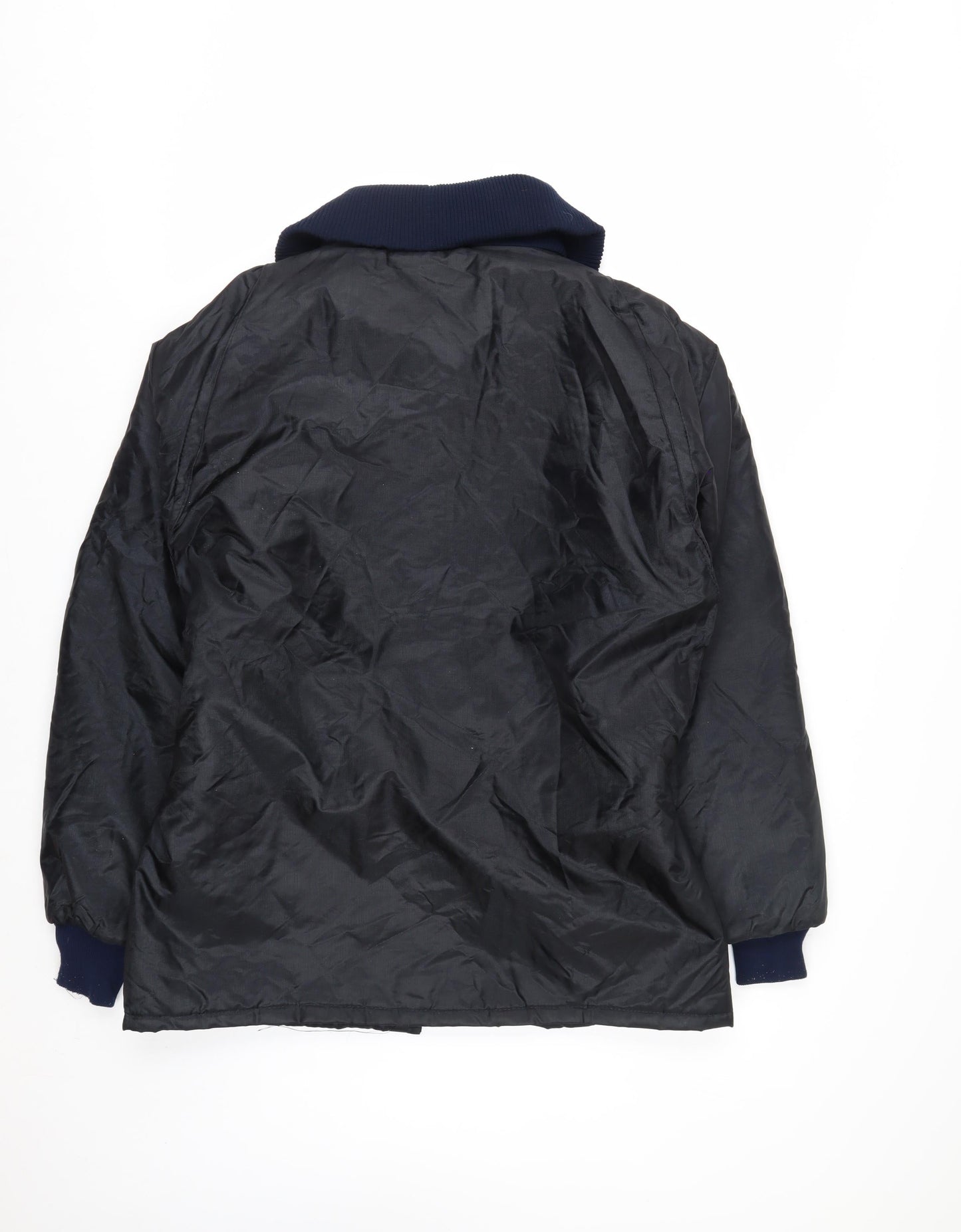 Edco Men's Blue M Puffer Jacket Belted Waterproof Winter Outerwear