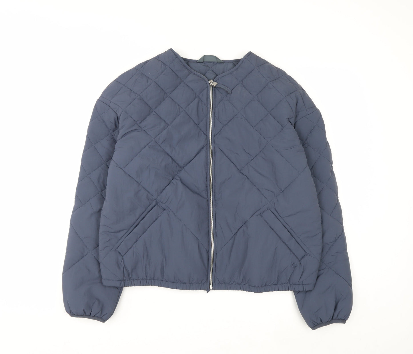 Marks and Spencer Women’s Blue Quilted Full Zip Lightweight Jacket Size 12