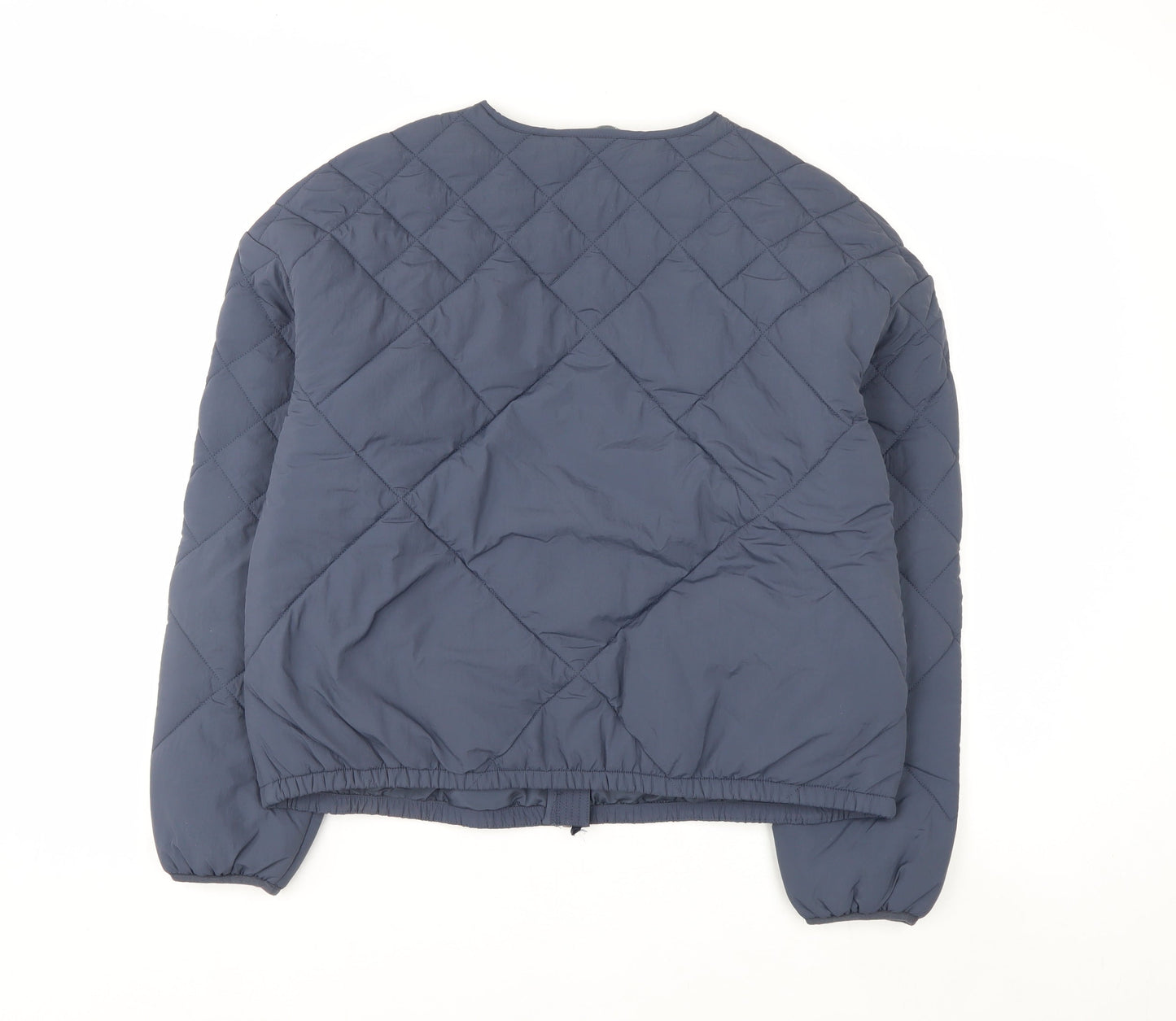 Marks and Spencer Women’s Blue Quilted Full Zip Lightweight Jacket Size 12