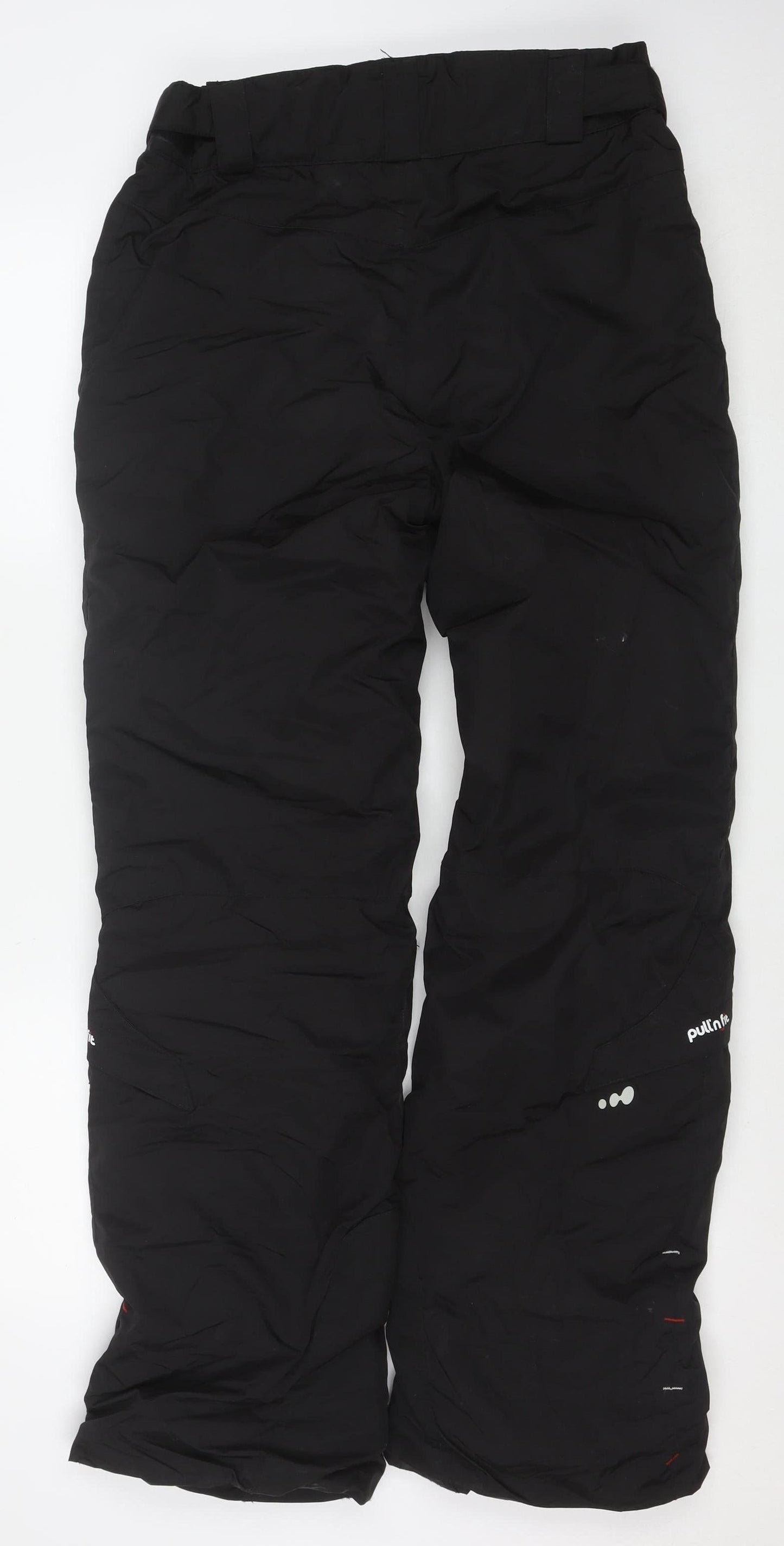 Wedze Men's Black M Ski Snow Pants Insulated Waterproof Trousers