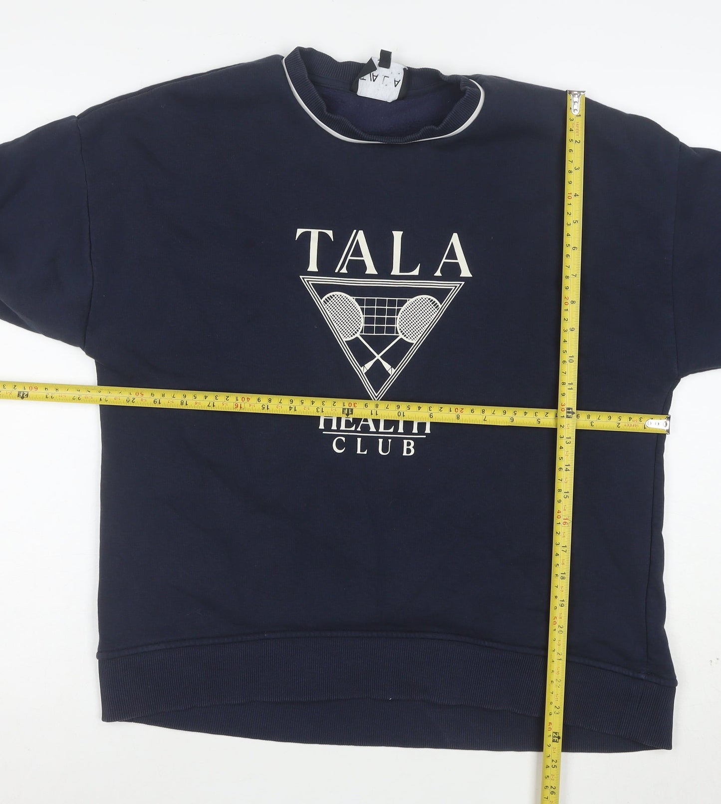 TALA Unisex Blue Small Pullover Sweatshirt Health Club Logo