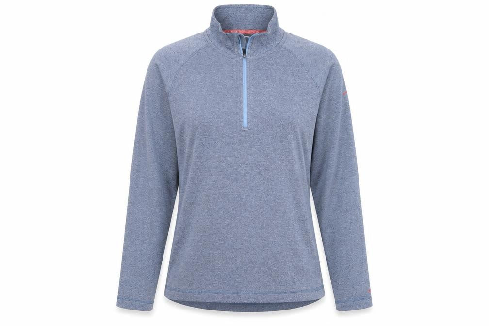 Trespass Women Blue 1/2 Zip Pullover Sweatshirt UK 12 M