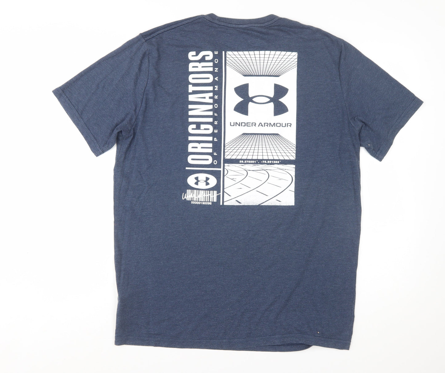Under Armour Men's Blue Short Sleeve Graphic T-Shirt Size L