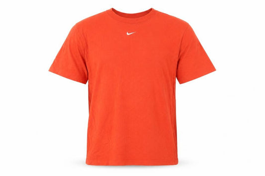 Nike Men's Orange Small Short Sleeve Cotton Crew Neck T-Shirt