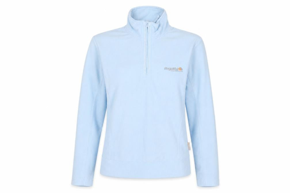 Regatta Womens Blue XS 1/2 Zip Fleece Pullover Sweatshirt