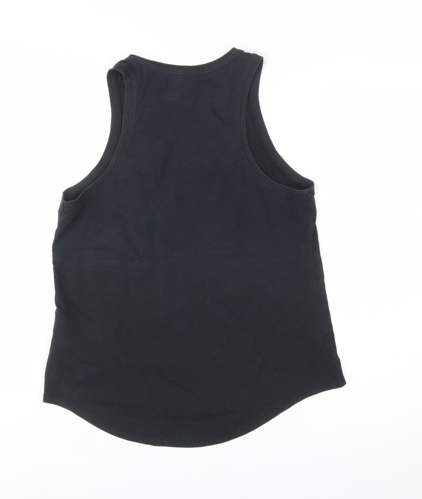 Nike Womens Black Dri-FIT Racerback Tank Top M Athletic Gym Wear