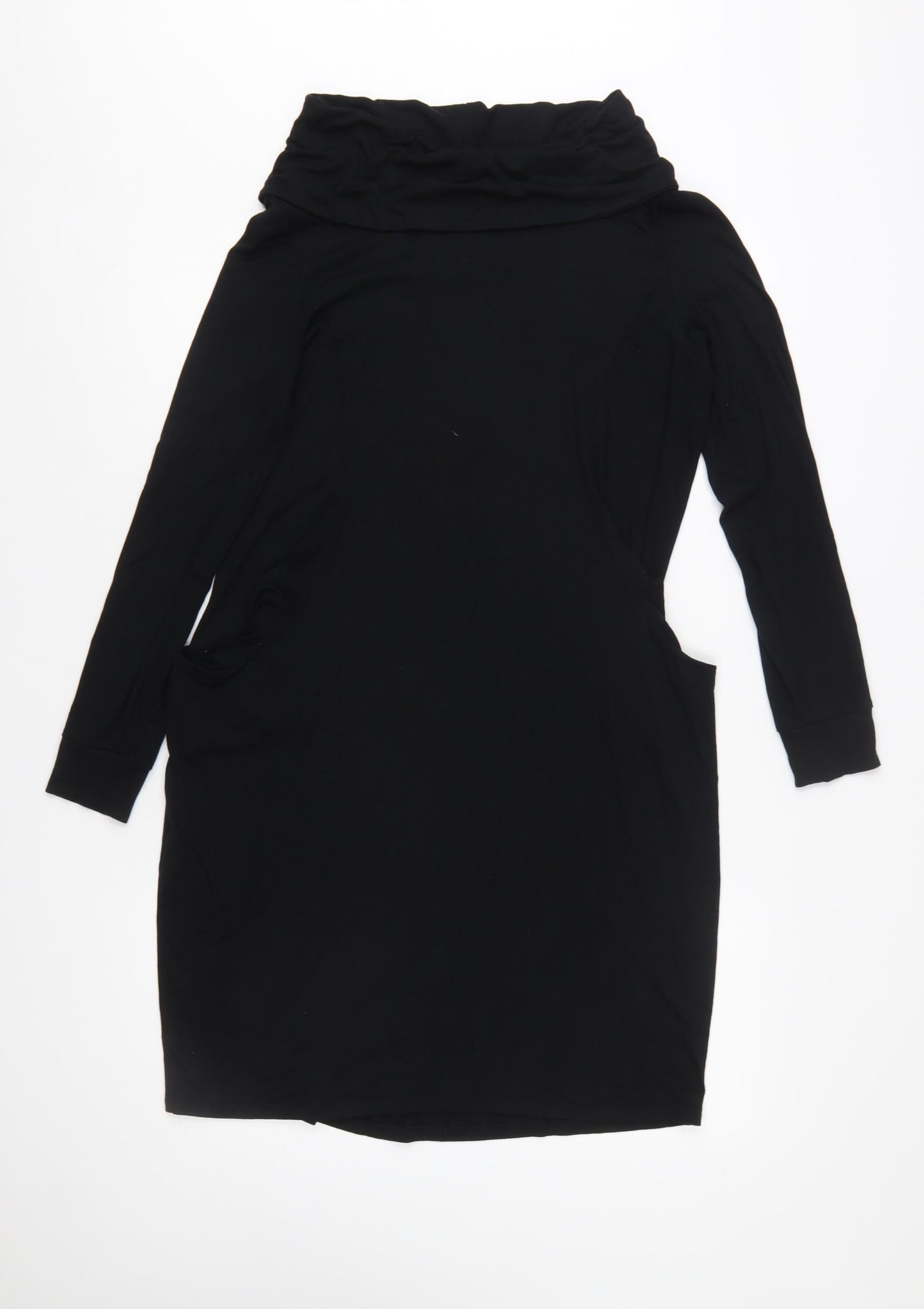 Marks and Spencer Women’s Black Size 14 Shift Jersey Dress