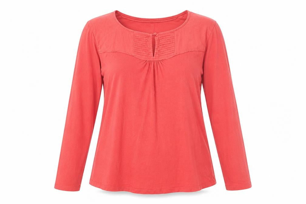 White Stuff Women's Pink Long Sleeve Tunic Blouse Size 14