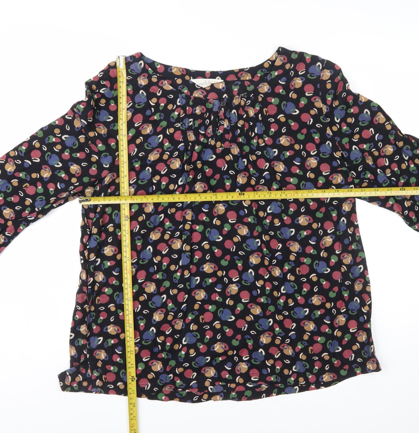 Seasalt Cornwall Women's Multicoloured Floral Tunic Blouse UK 16