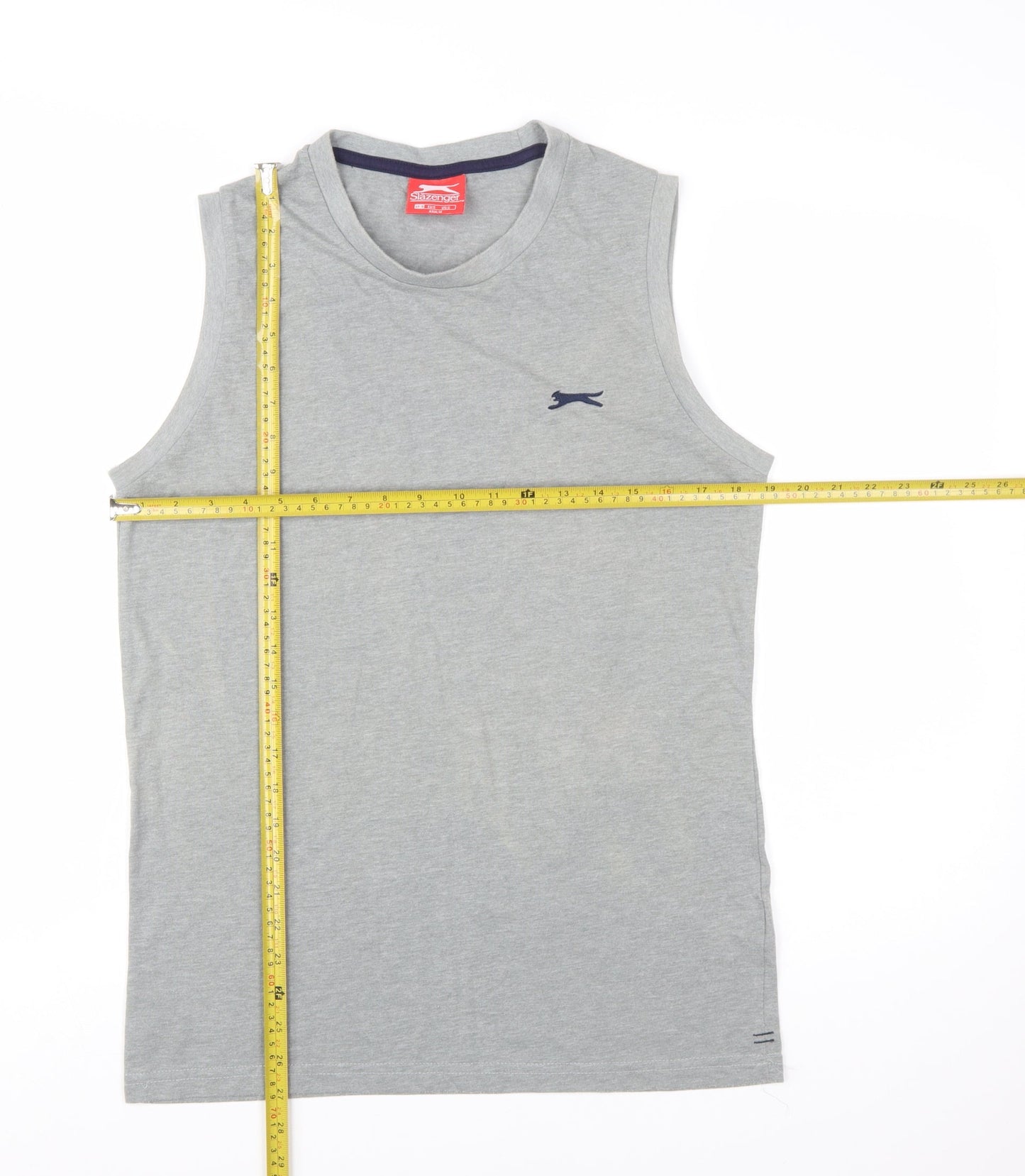 Slazenger Men's Grey Sleeveless Tank Top Size S Sportswear