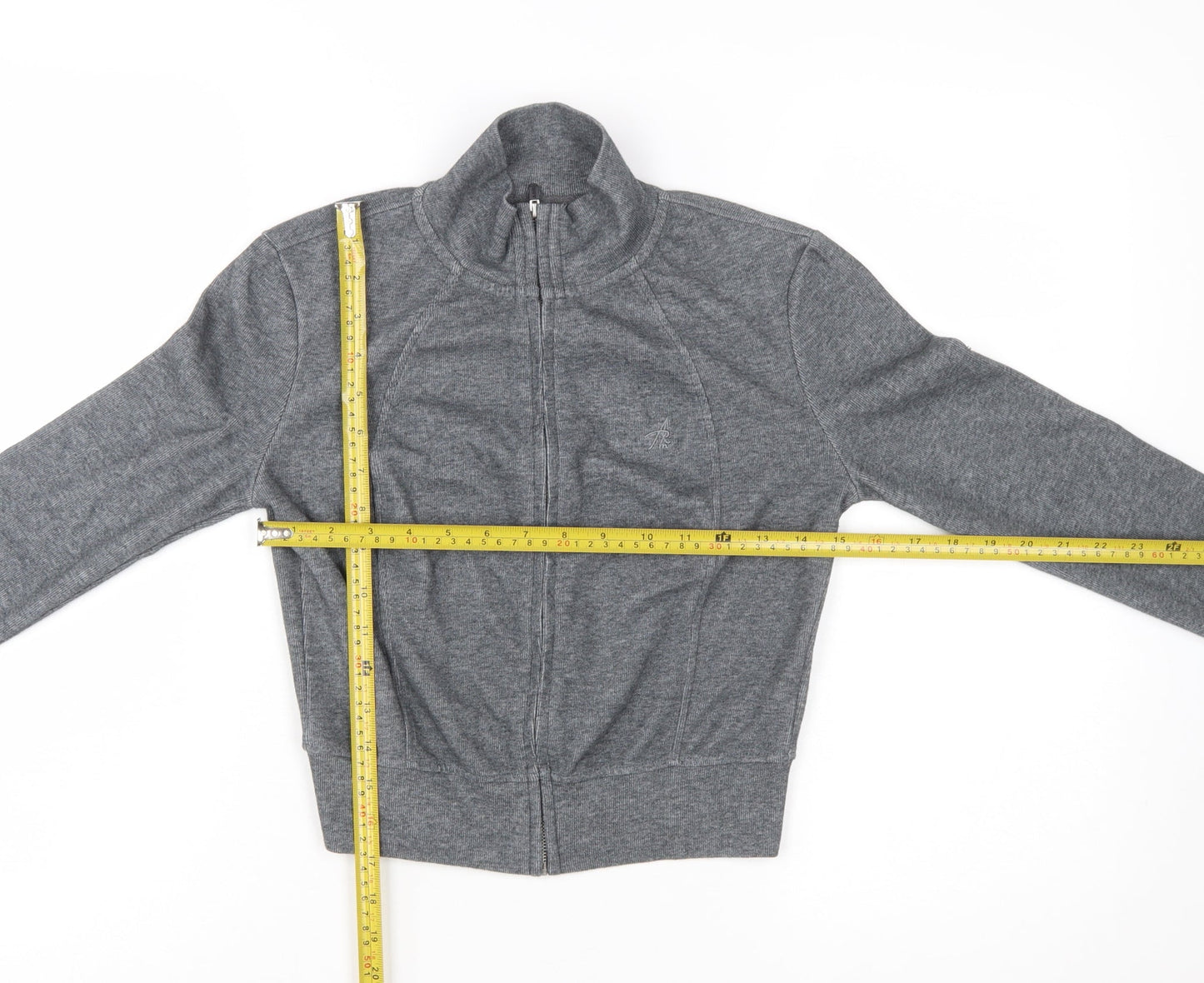 ARISEISM Girls Grey Full Zip Long Sleeve Sweatshirt Jacket M