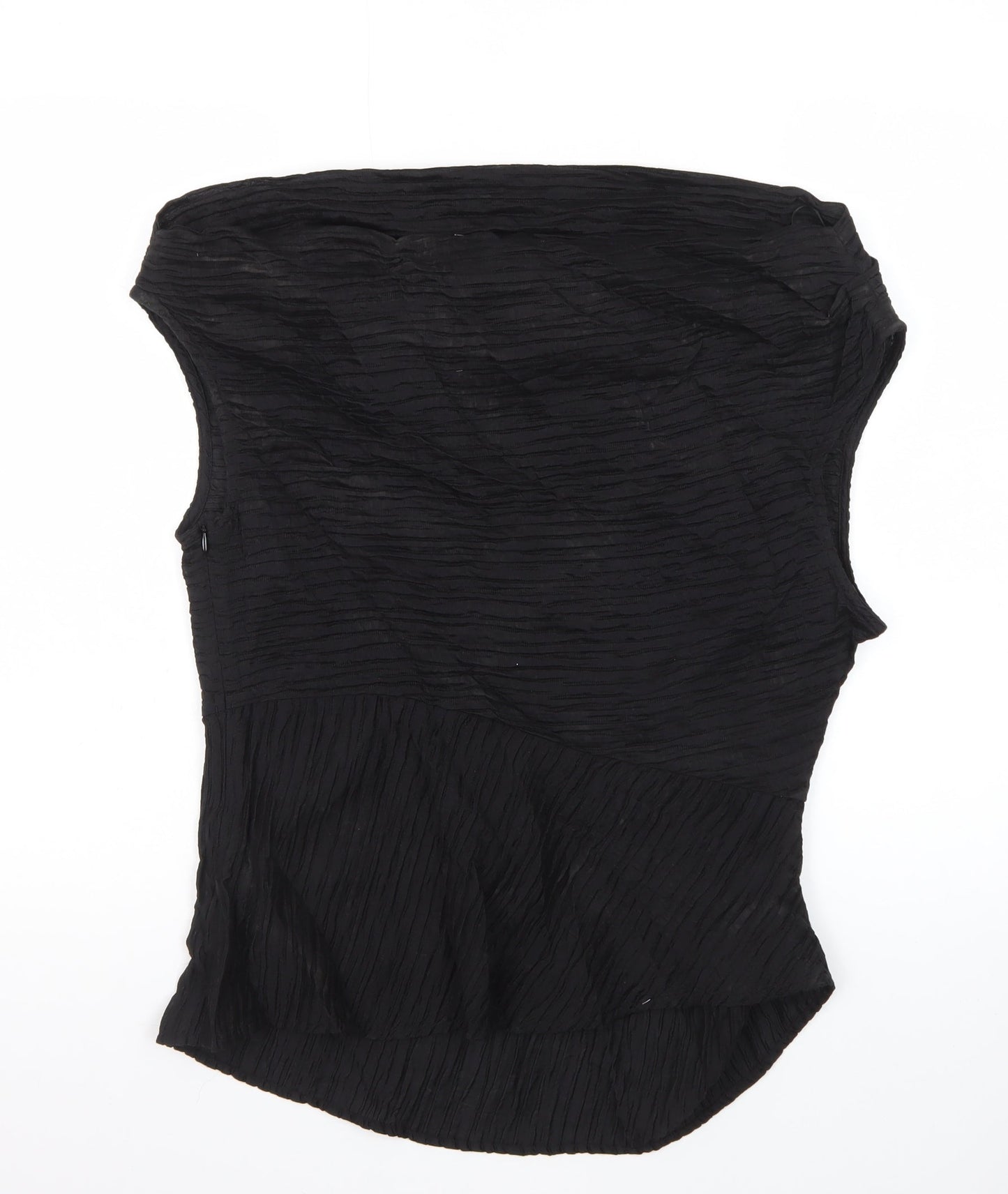 Marks and Spencer Women's Black Strapless Blouse Size 14 Regular Fit
