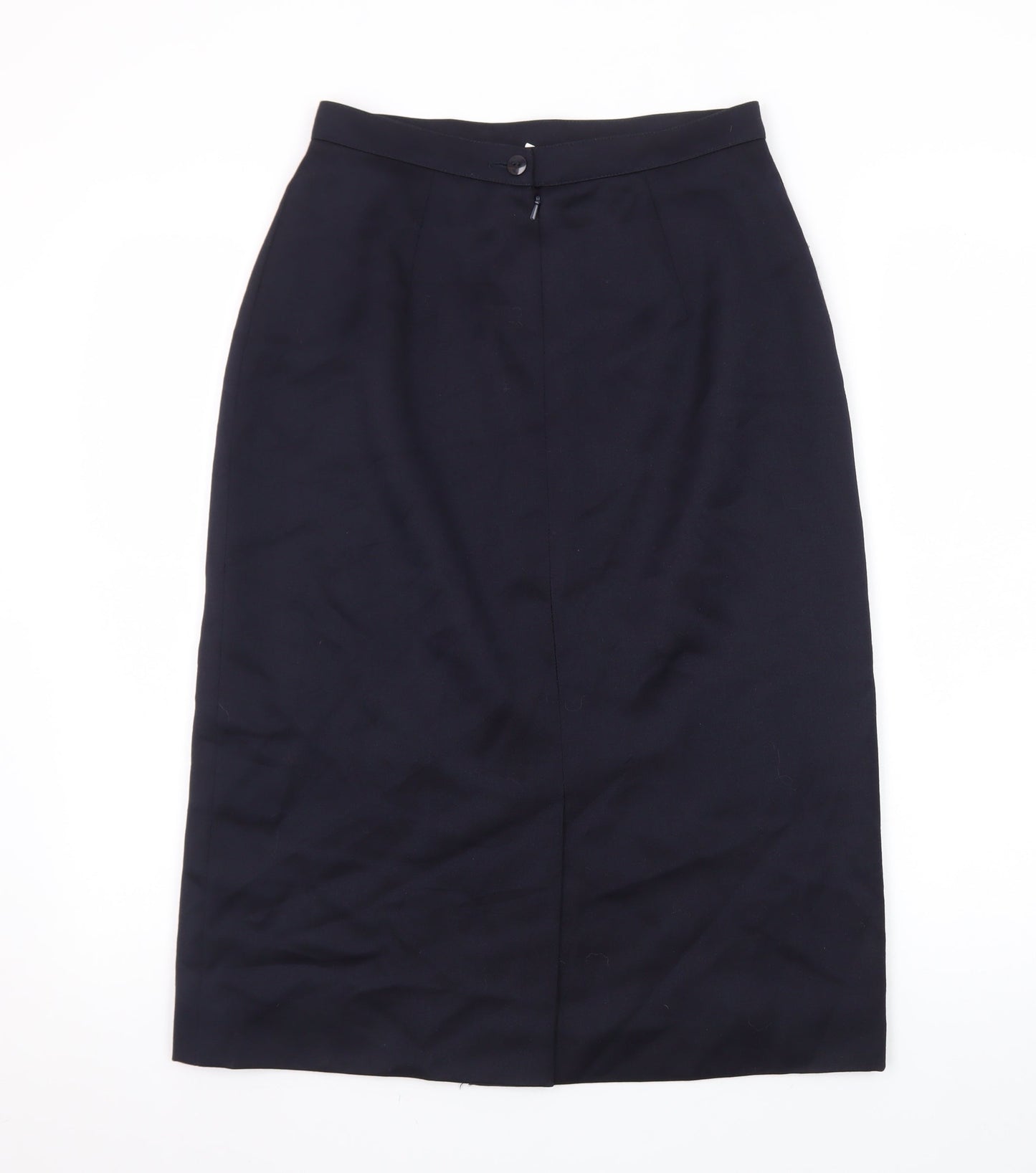 Planet Women’s Black Wool Blend Midi Pencil Skirt Size 12