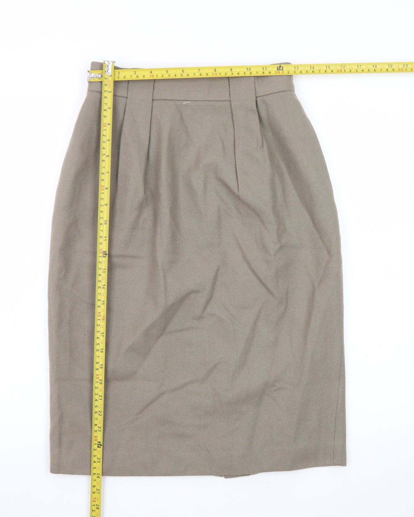 Jones New York Women’s Beige Wool Pencil Skirt Size 10