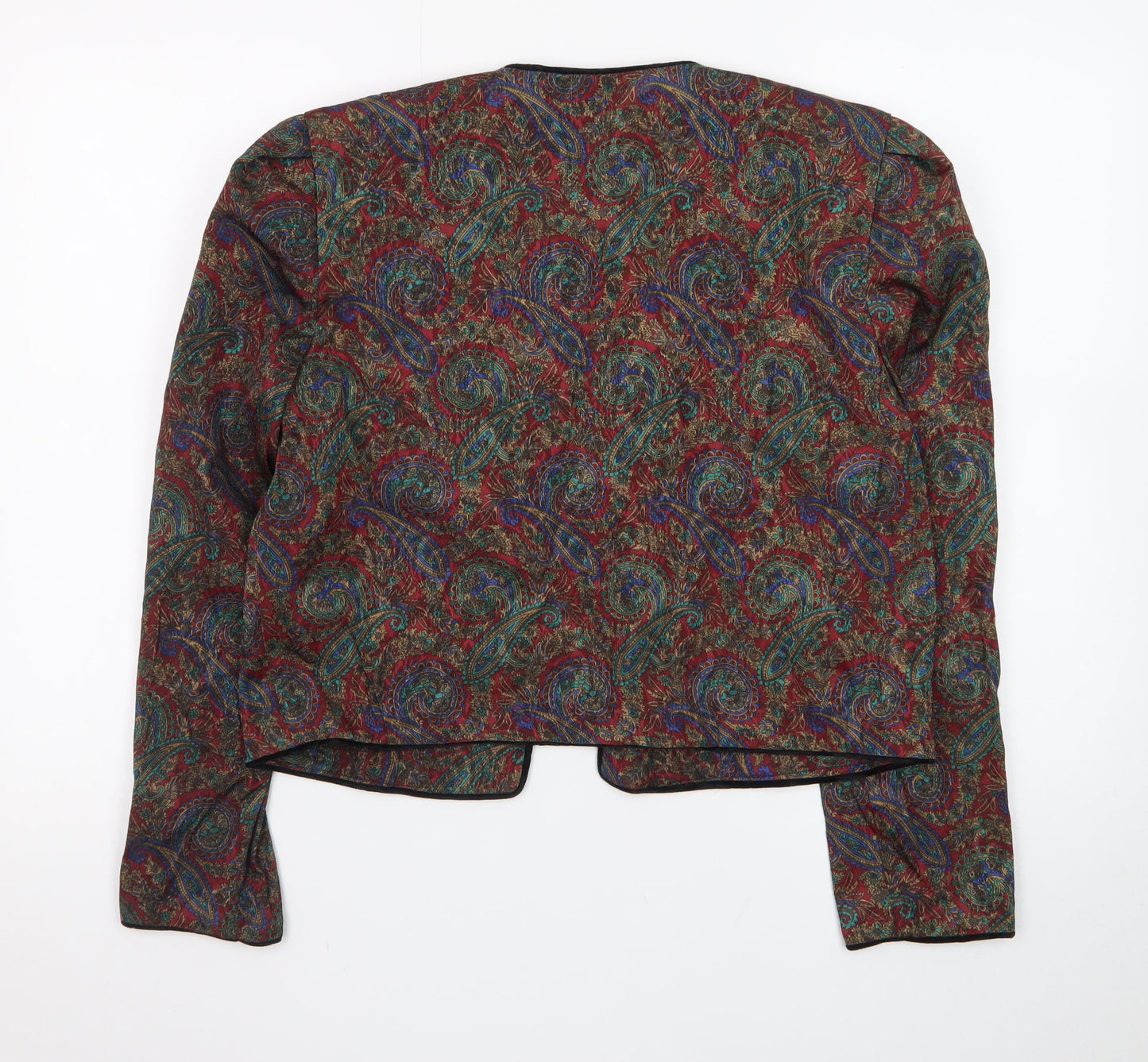 Nilani Women's Multicoloured Paisley Woven Suit Jacket Size 12
